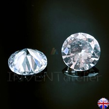 Zirconia Round White Cubic CZ 5A Grade  1.5-6mm Brilliant Clear Loose Gems 903