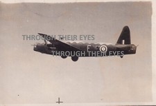 Original WW2 photo from RAF airman's album Wellington bomber North Africa 