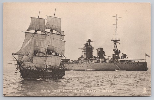 Hms rodney and the model - rodney,