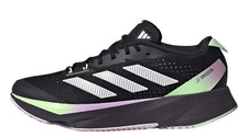 Adidas UK 7 Adizero SL Women's Running Trainers Black/Green Spark  IG8197 New