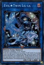 Evil Twin Lil-la 1st Ed Secret BLCR-EN097  Yu-Gi-Oh!