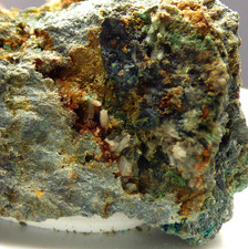 Langite Ting Tang Mine Caharrack Cornwall UK Mineral Specimen