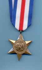 THE FRANCE AND GERMANY STAR.FULL SIZE MEDAL