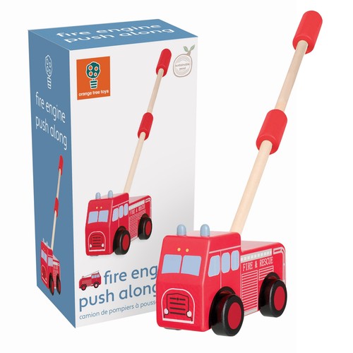Push along wooden - wooden, fire