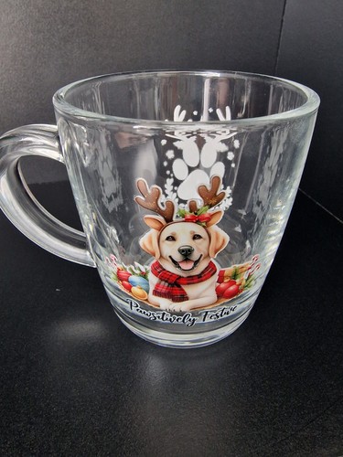 Festive labrador christmas mug - christmas,