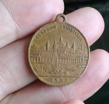 Glasgow Exhibition 1901 Small Medal
