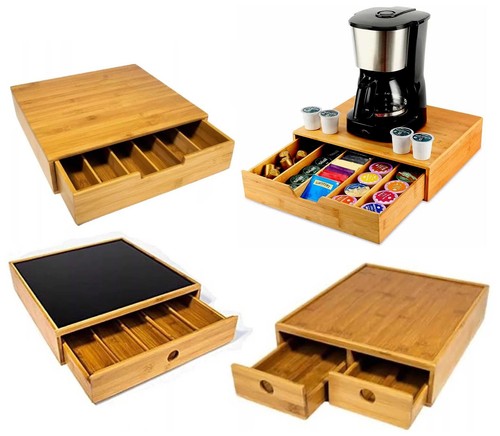 Bamboo tea coffee pod - bamboo,