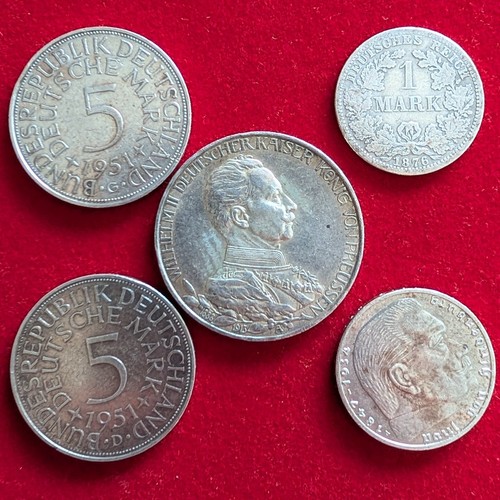 German silver coins - german,