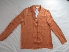 Topshop - Size 8 - Brown Satin