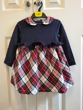 Mayoral Tartan Dress Baby Girl