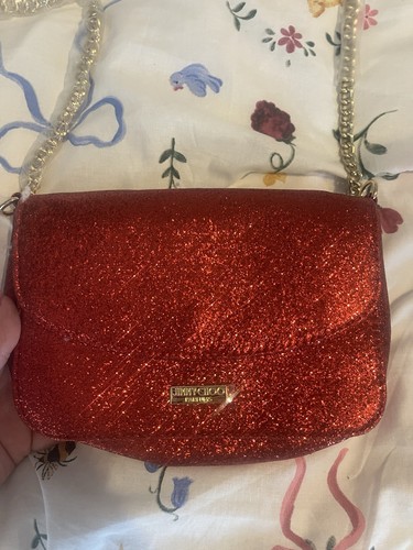 Jimmy choo handbag red - choo, glitter