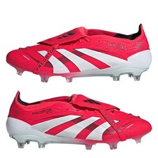 Adidas PREDATOR ELITE FOLD-OVER TONGUE FT FG SIZE UK 8.5 BRAND NEW Red Lucred