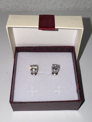 Moissanite stud earrings 2ct - stud,