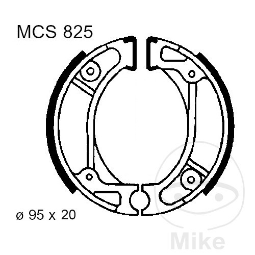 Trw spring brake shoes altn - trw,