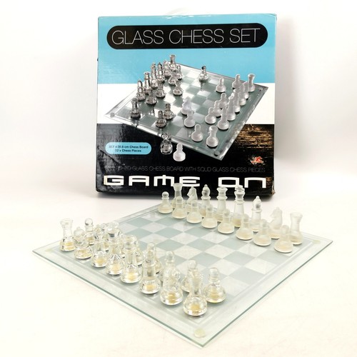 Frosted glass chess - glass,