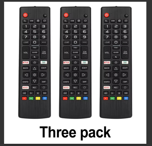 Universal tv remote - 3x,