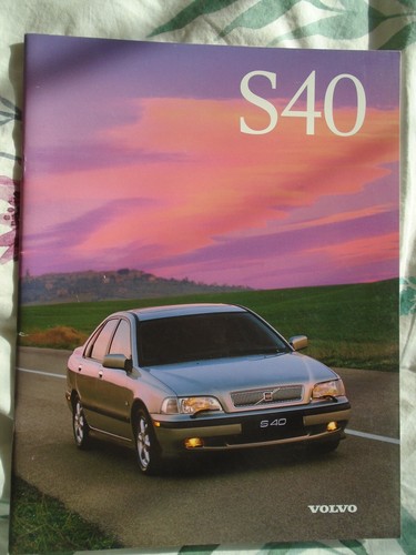 Volvo s40 range brochure - brochure, jun