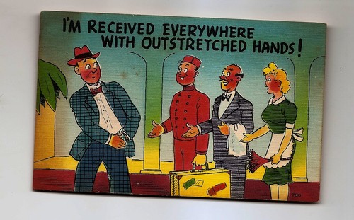 Postcard humorous comic - postcard,