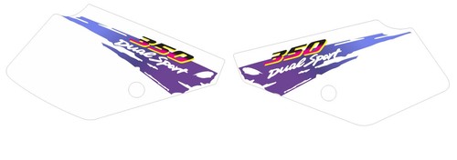 Side number plate graphics - side,