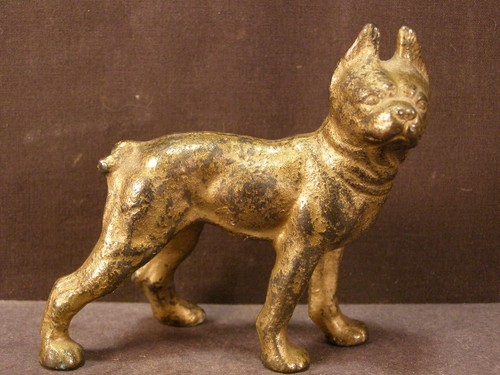 Antique cast iron hubley boxer - cast,