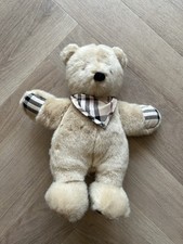 Burberry Plush Teddy Bear With Scarf