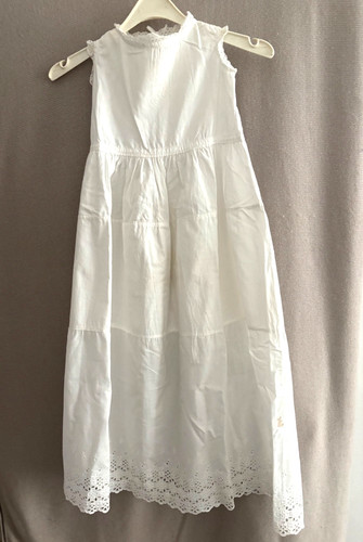 Vintage ivory christening - christening, gown
