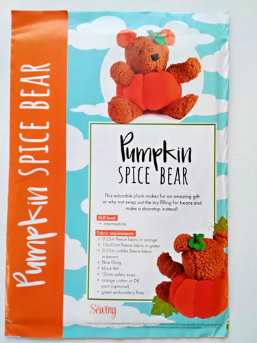 Love sewing pattern pumpkin - sewing,