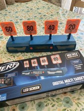 Great condition, in box. NERF gun Digital Multi target - battery powered