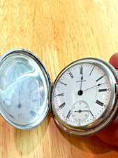 Waltham Model 1908 P.S.Bartlett 17J 16S Hunter Sterling Silver Case