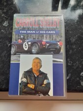 CARROLL SHELBY THE MAN AND HIS CARS  BIG BOX EX RENTAL VHS VIDEO!!