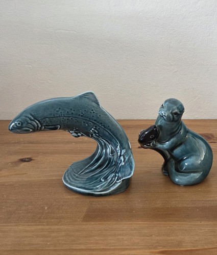 Vintage poole pottery blue - poole,