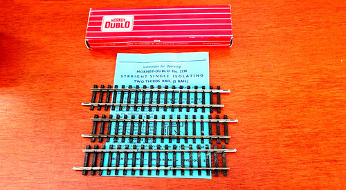 Hornby dublo 2739 straight - dublo,