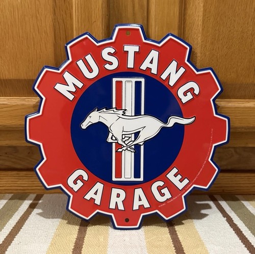 Ford mustang garage metal - mustang, sign