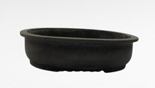 Brown Mica Bonsai Pot - Oval