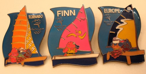 Olympic games sailing enamel - olympic,
