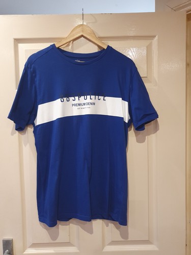 833 police blue large shirt - 833,