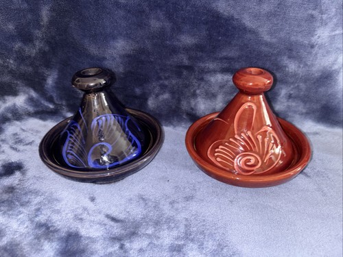 Pair moroccan mini - moroccan, ceramic