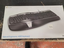Microsoft Natural Ergonomic Keyboard 4000 (UK Layout) B2M-00008, Black