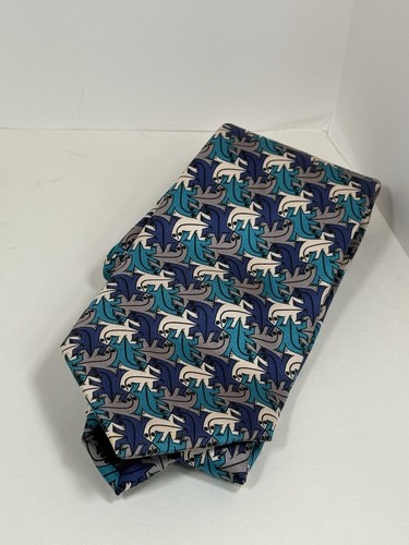 Escher lizard print - lizard,