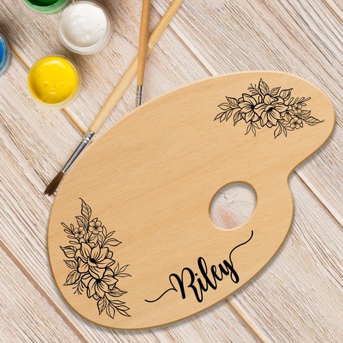 Personalised paint palette - personalised,