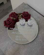 Personalised Mirror Ring Plate