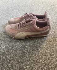 Vintage Puma Pink Suede Lace