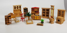 Bulk Listing of Lundby/Lerro Wooden Dolls House Furniture & Accessories