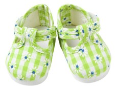 Green Daisy Shoes by Frilly