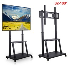 Heavy Duty Floor TV Cart Stand