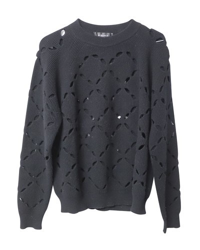 Versace laser cutout sweater - cutout,