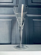 Vintage Tall Cut Crystal Wine Glass 10” Tall Jasper Conran???