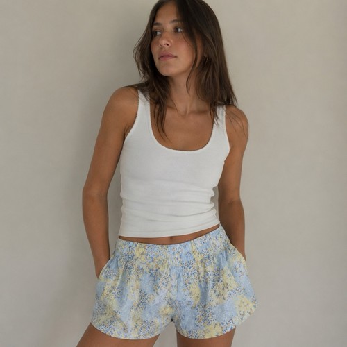Hollister blue floral - floral, pajama