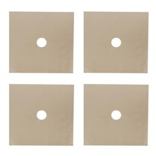 4 Pcs Stove Burner Covers Gas Range Protector Non Stick Clean Mats
