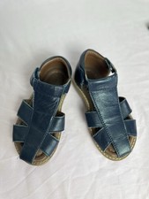 John Lewis Navy Leather